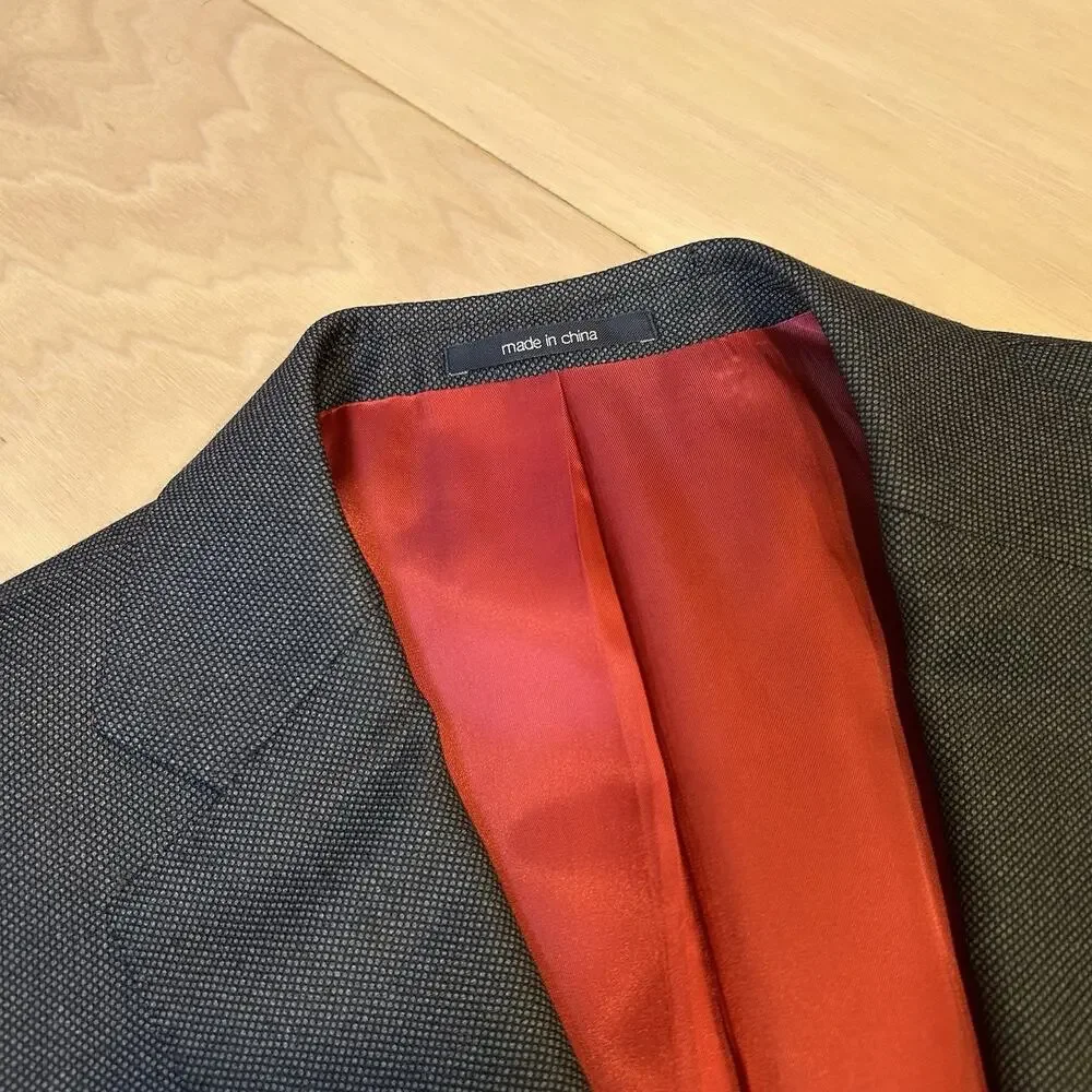 Suitsupply Vitale Barberis Canonico Wool Blazer Sienna Sport Coat Men’s 38